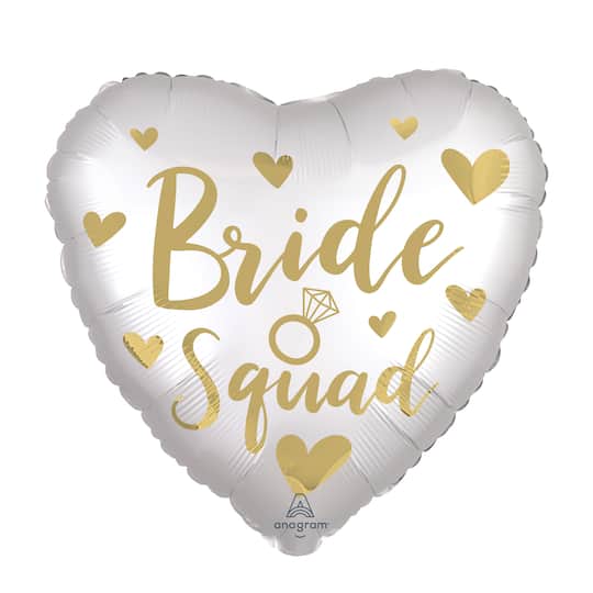 18" Satin Bride Squad Foil Balloon